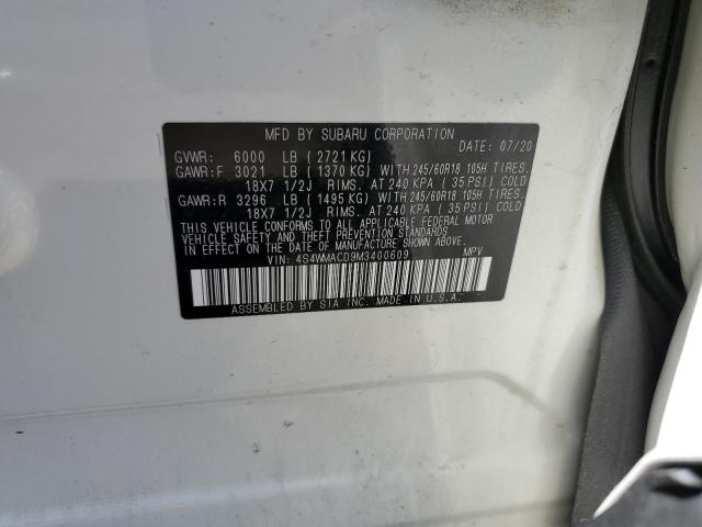 4S4WMACD9M3400609 Subaru Ascent Premium