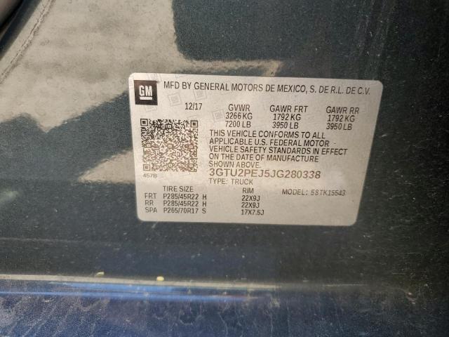 3GTU2PEJ5JG280338 GMC Sierra K1500 Denali