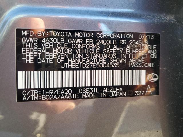JTHBE1D27E5004535 Lexus IS 350