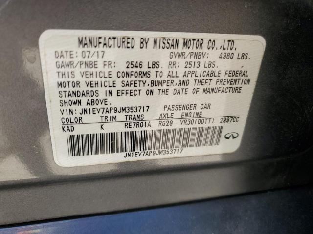JN1EV7AP9JM353717 Infiniti Q50 LUXE