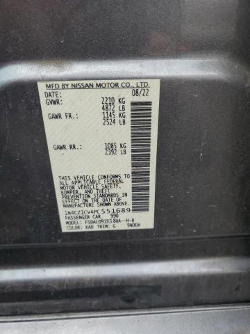 1N4CZ1CV4PC551689 Nissan Leaf Sv Plus