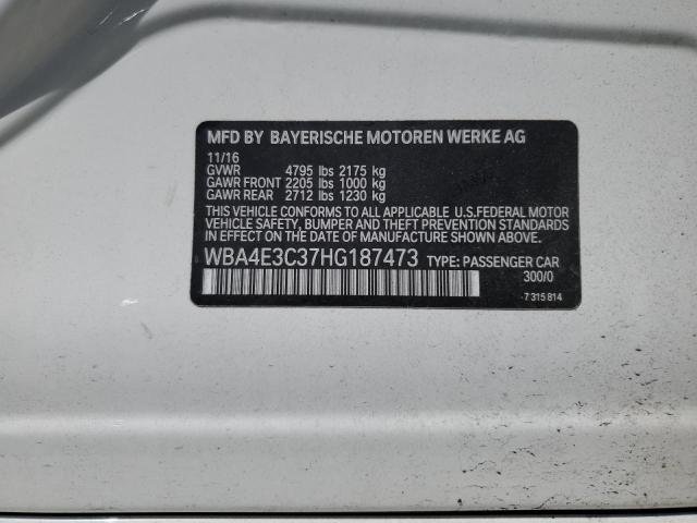 WBA4E3C37HG187473 BMW 440i Gran Coupe