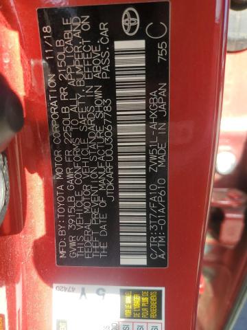JTDKARFU0J3067783 Toyota Prius