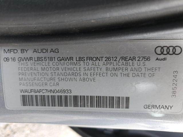 WAUF8AFC7HN046933 Audi A6 PREMIUM