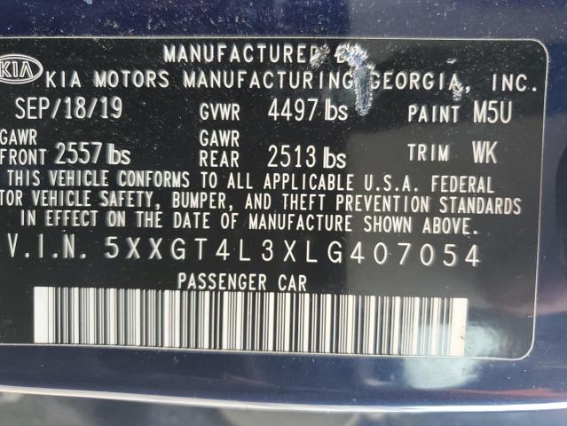 5XXGT4L3XLG407054 KIA Optima Lx