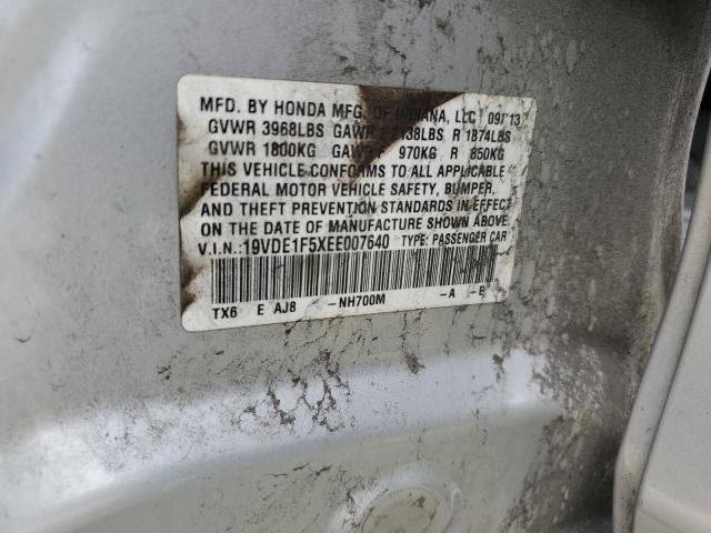 19VDE1F5XEE007640 Acura Ilx 20 Premium