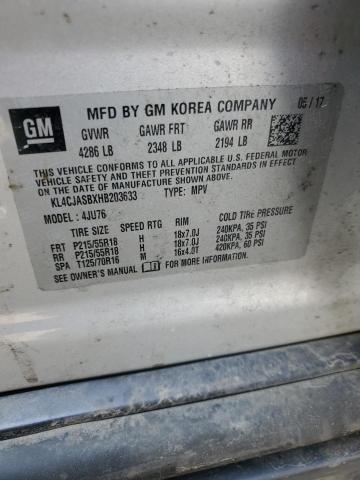 KL4CJASBXHB203633 Buick Encore Preferred