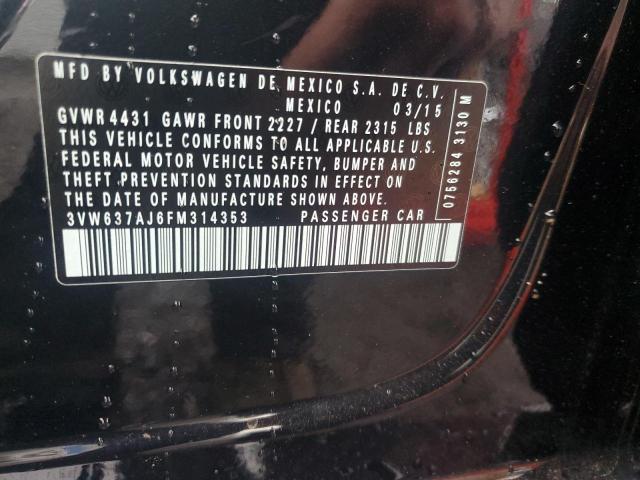 3VW637AJ6FM314353 Volkswagen Jetta Hybrid