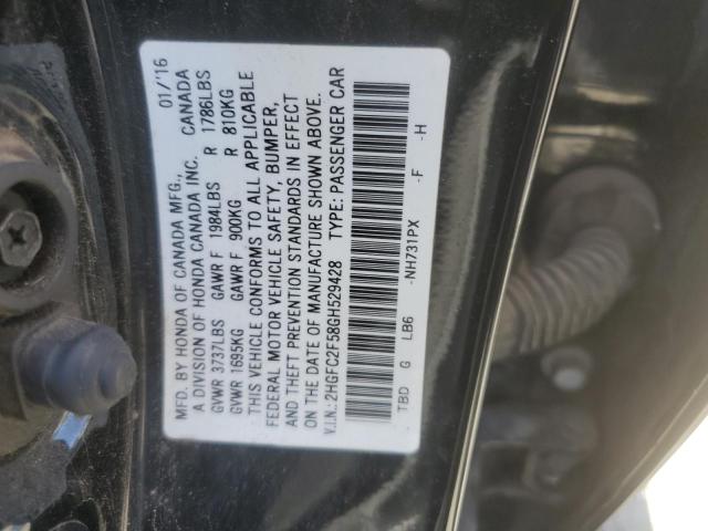 2HGFC2F58GH529428 Honda Civic Lx