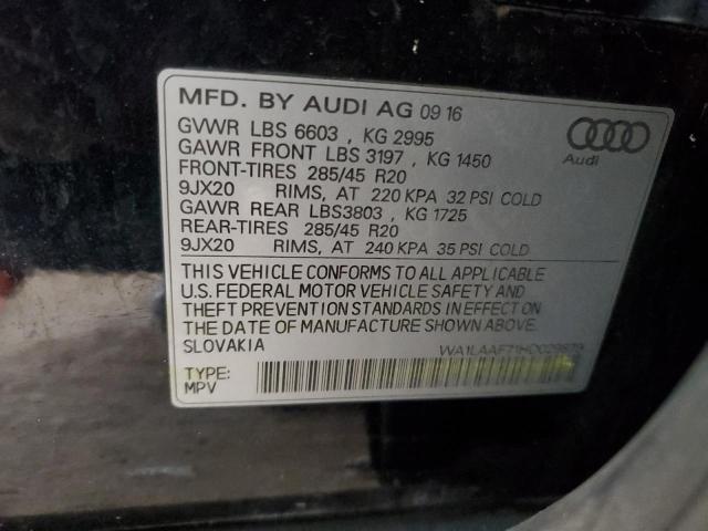 WA1LAAF71HD029879 Audi Q7 Premium Plus