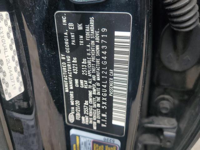 5XXGU4L12LG443719 KIA OPTIMA EX