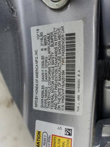 1HGCV1F19JA251584 Honda ACCORD LX