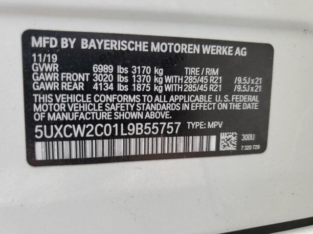 5UXCW2C01L9B55757 BMW X7 Xdrive40i