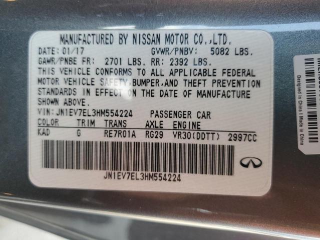 JN1EV7EL3HM554224 Infiniti Q60 Premium