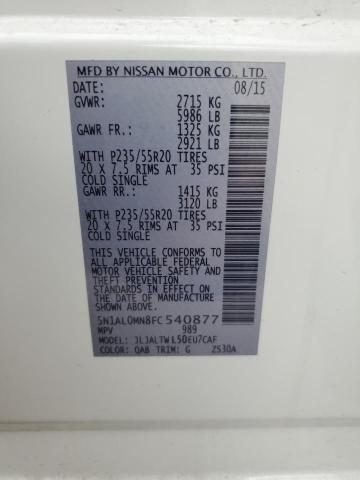 5N1AL0MN8FC540877 Infiniti QX60