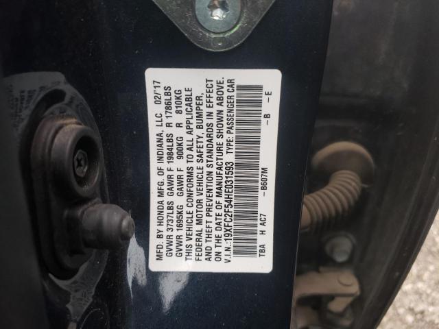 19XFC2F54HE031593 Honda Civic Lx