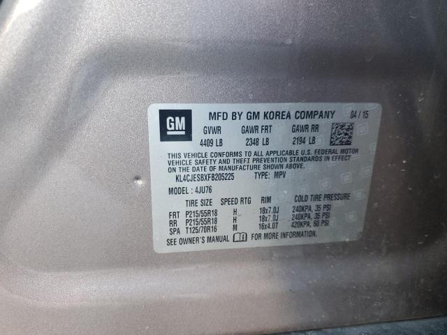 KL4CJESBXFB205225 Buick Encore