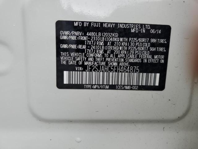JF2SJAHC5FH464875 Subaru Forester 2.5i Limited