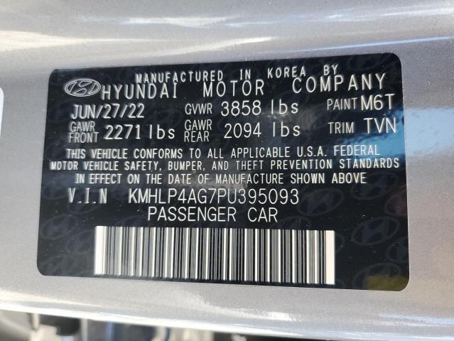 KMHLP4AG7PU395093 Hyundai Elantra Limited