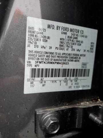 3FMTK3RMXPMA33623 Ford Mustang Mach-e Premium