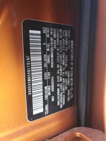 JN1BJ1BV0NW340888 Nissan Rogue Sport Sv