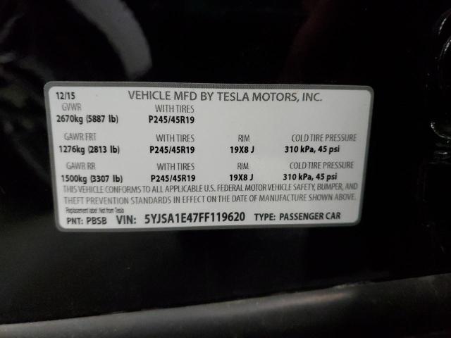 5YJSA1E47FF119620 Tesla MODEL S