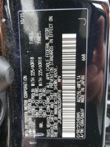 JTJBARBZXG2049918 Lexus Nx 200t Base