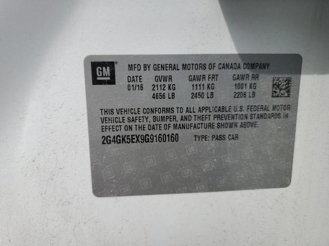 2G4GK5EX9G9160160 Buick Regal