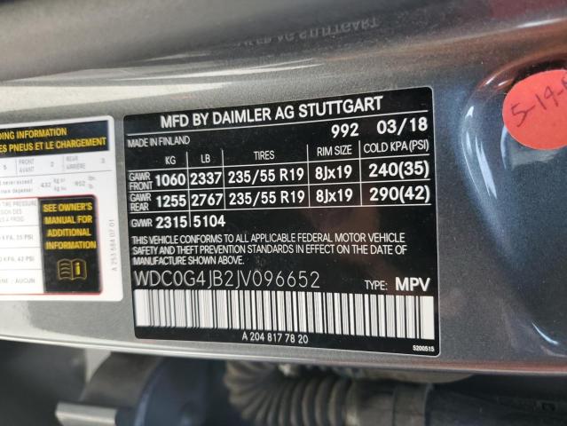 WDC0G4JB2JV096652 Mercedes-Benz GLC 300