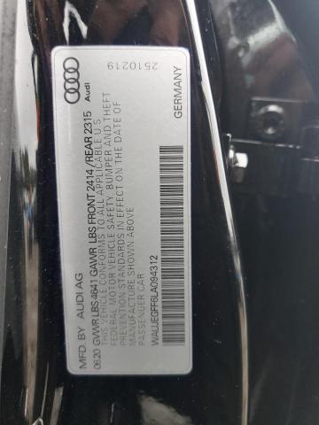 WAUJEGFF6LA094312 Audi A3 S-line Premium Plus
