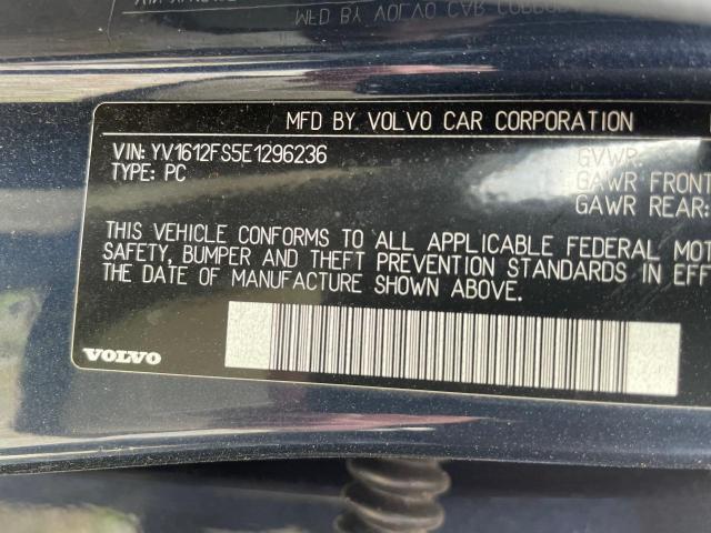 YV1612FS5E1296236 Volvo S60 T5