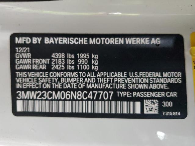 3MW23CM06N8C47707 BMW 230I