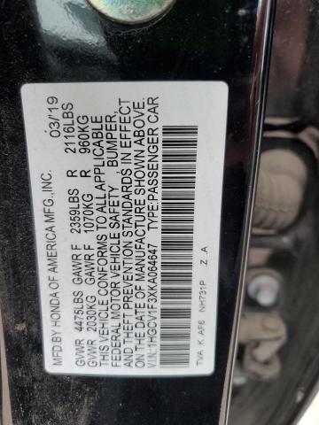 1HGCV1F3XKA064647 Honda Accord Sport