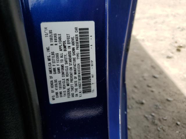 1HGCT1B39FA003324 Honda Accord Lx-s