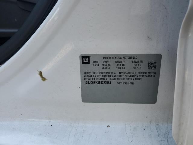 1G1JC6SH3E4227564 Chevrolet SONIC LT
