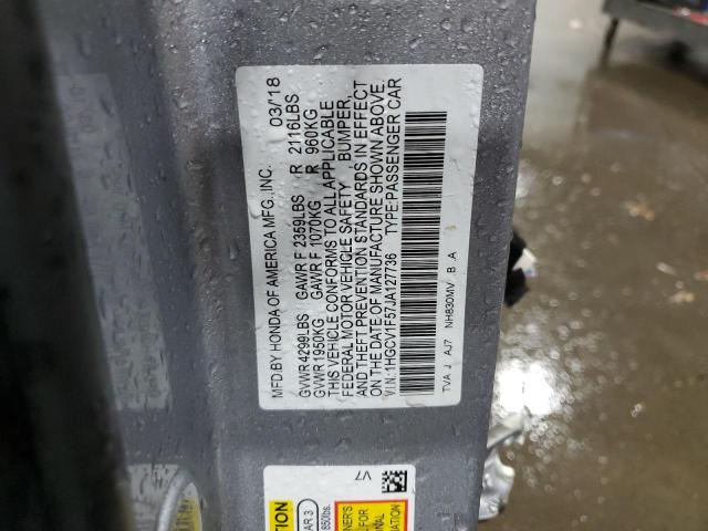 1HGCV1F57JA127736 Honda ACCORD EXL