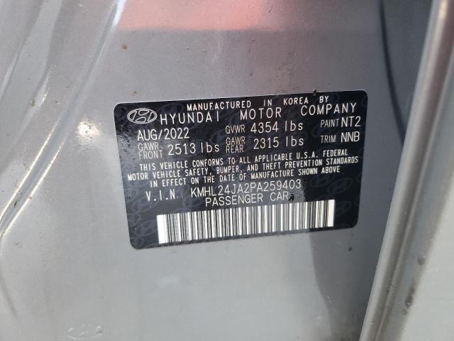 KMHL24JA2PA259403 Hyundai SONATA SE