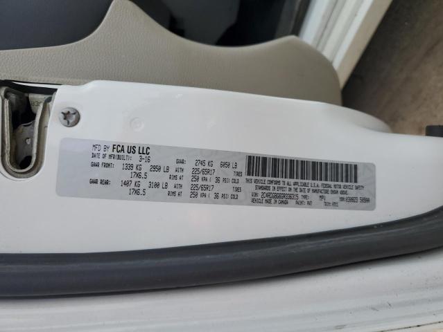 2C4RDGBG6GR336315 Dodge Grand Caravan Se