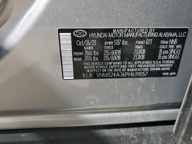 5NMS24AJ6PH639057 Hyundai Santa Fe Sel