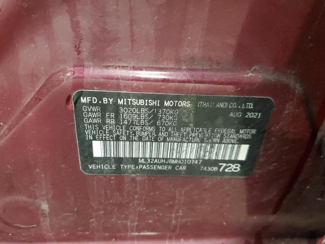 ML32AUHJ8MH010747 Mitsubishi MIRAGE ES