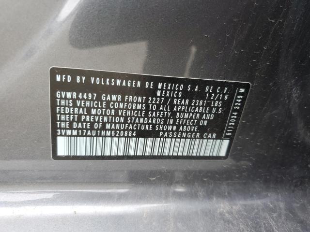 3VWM17AU1HM520884 Volkswagen Golf Alltrack S