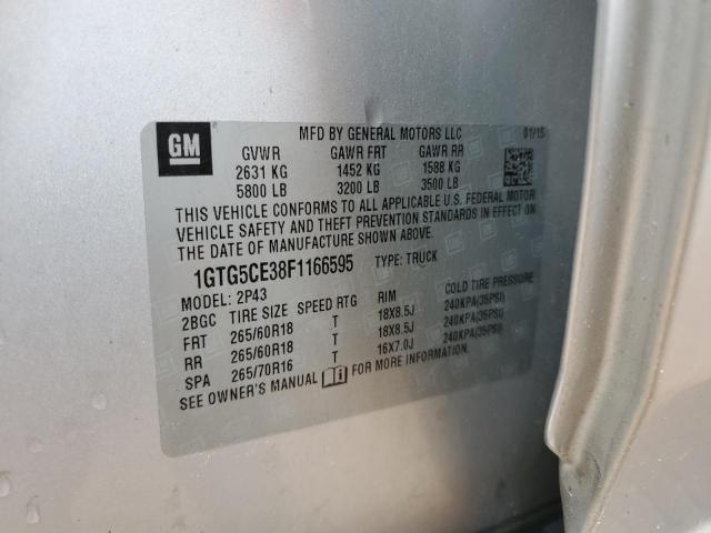 1GTG5CE38F1166595 GMC CANYON SLT