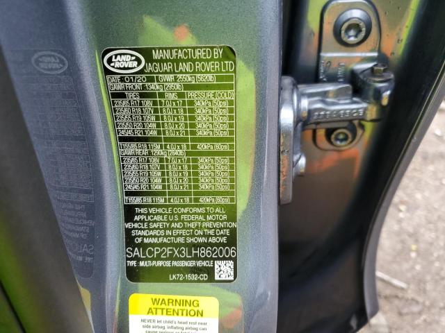 SALCP2FX3LH862006 Land Rover Discovery Sport Se