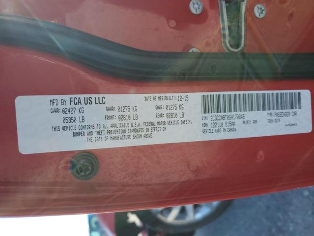 2C3CCABT0GH170645 Chrysler 300 S