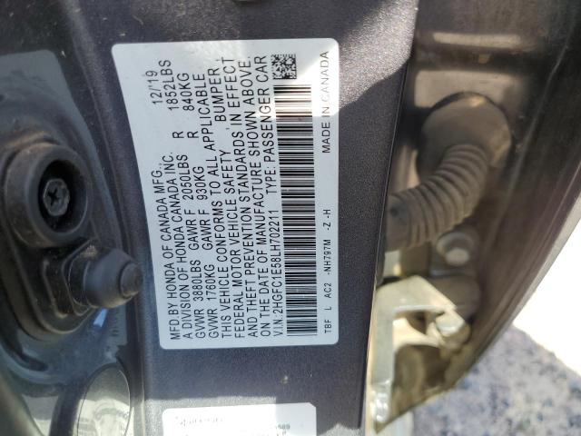 2HGFC1E58LH702211 Honda CIVIC SI