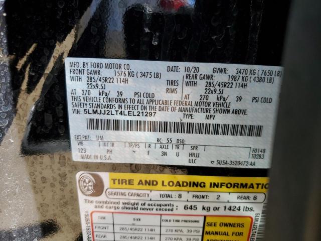 5LMJJ2LT4LEL21297 Lincoln Navigator Reserve