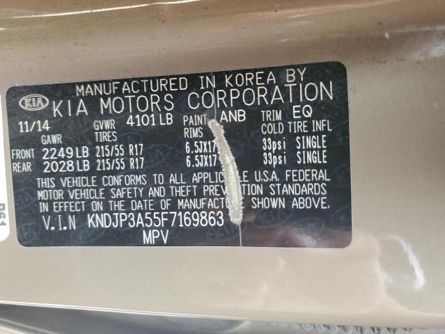KNDJP3A55F7169863 KIA SOUL +