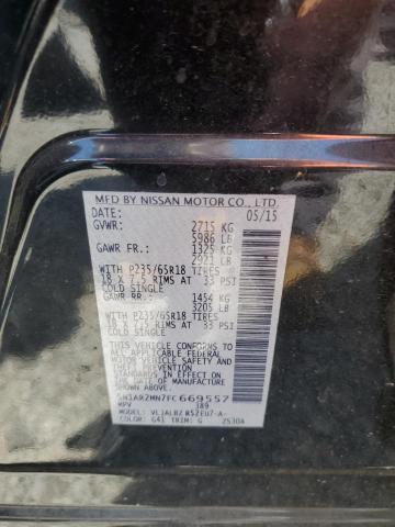 5N1AR2MN7FC669557 Nissan Pathfinder S
