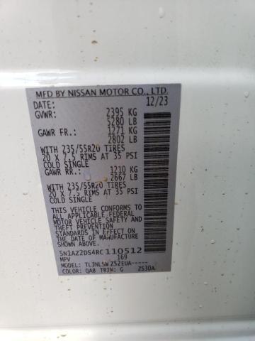 5N1AZ2DS4RC110512 Nissan Murano Pla