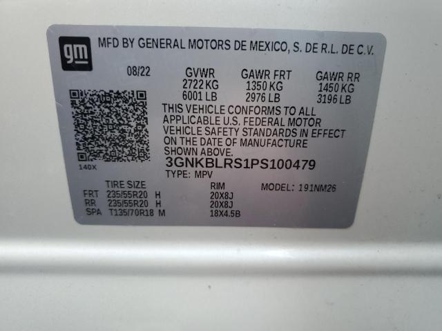 3GNKBLRS1PS100479 Chevrolet Blazer Premier